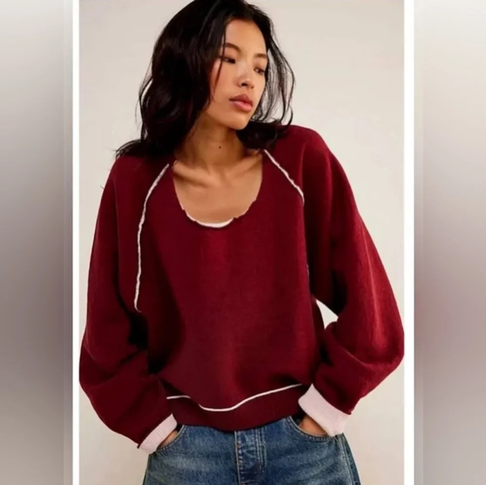 NWOT Free People We The Free Midnight Pullover, size S🌙 - Picture 2 of 10
